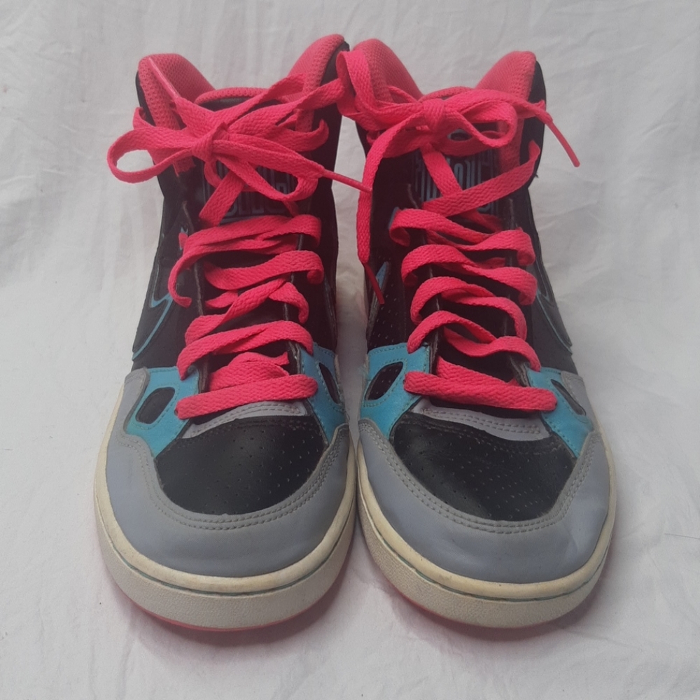 Multi coloured Nike Air Force Hightops